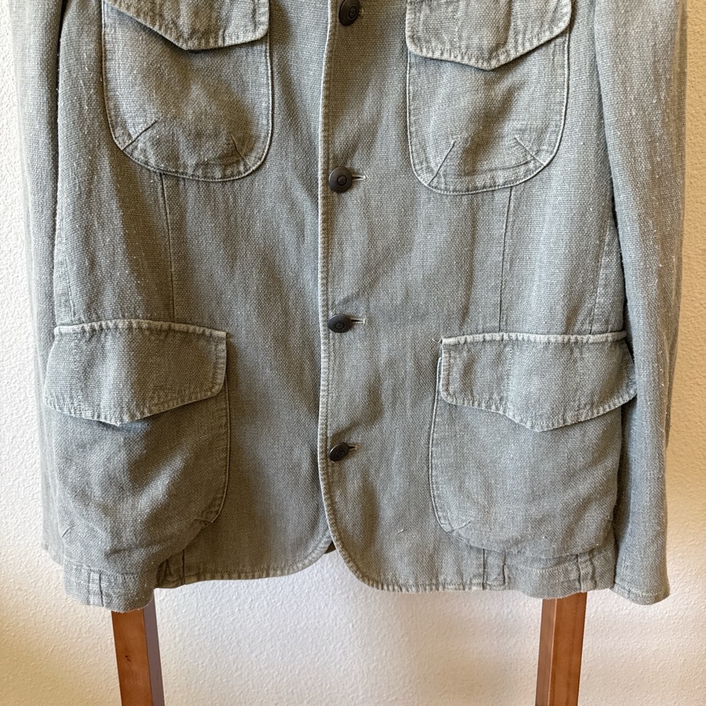 Men's RODA khaki Utility Field Jacket large - Picture 3 of 7